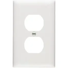 10-Pack White 1-Duplex Nylon Wall Plates