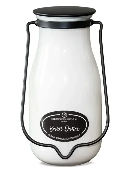 14 OZ MILKBOTTLE JAR BARN DANCE
