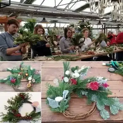18″ DELUXE WREATH WORKSHOP- Dec 3rd 1pm