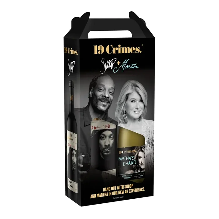 19 Crimes Snoop And Martha Wine Gift Set 2 Pack