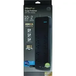 2-USB / 10-Outlet Surge Protector