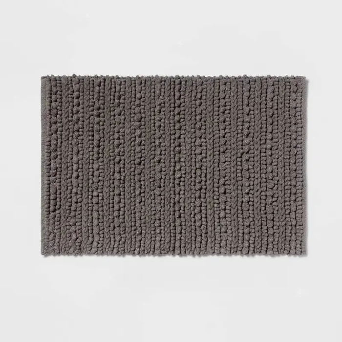 20″x32″ Chunky Bath Rug Radiant Gray – Threshold™