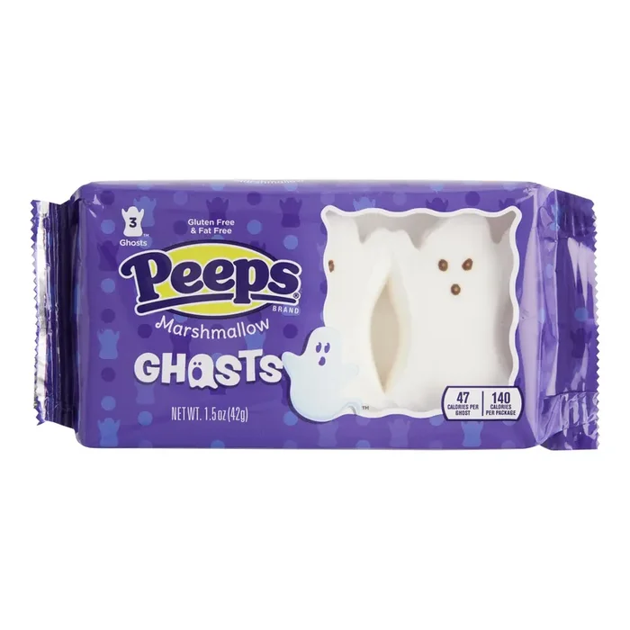 3 Pack Peeps Marshmallow Ghosts Set of 4
