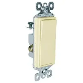 3-Way Decorator Wall Switch, 15A, Ivory