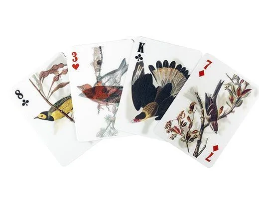 3D Bird Playing Cards
