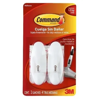 3M Command Command General Purpose Wire Hooks, Medium