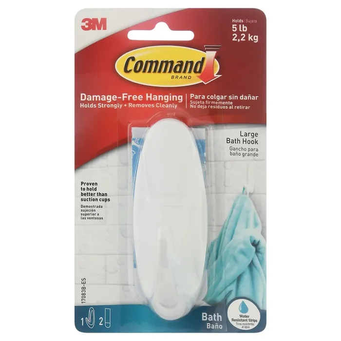 3M Command Large Bath Hook