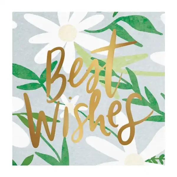 5IN NAPKIN – BEST WISHES 20CT
