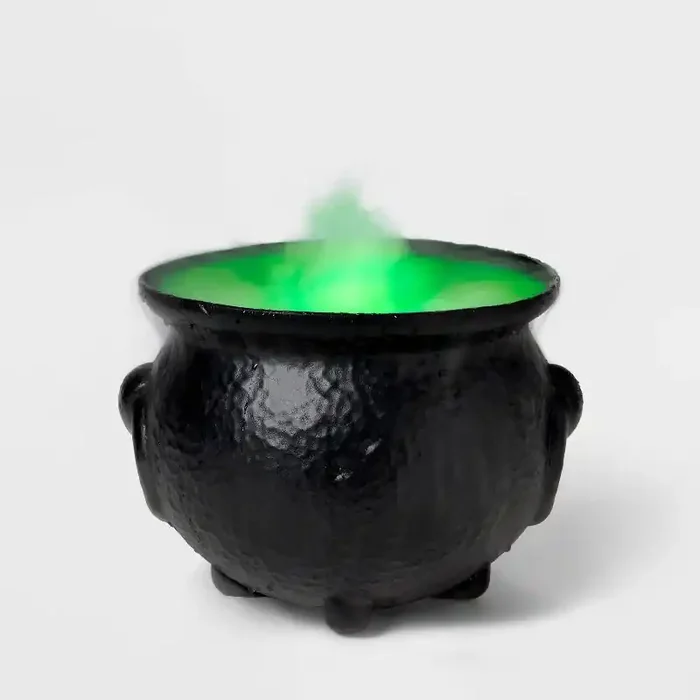 9″ Cauldron Mister Halloween Decorative Prop – Hyde and EEK! Boutique™ Witch‘s Brew, Outdoor Use, No Battery Required