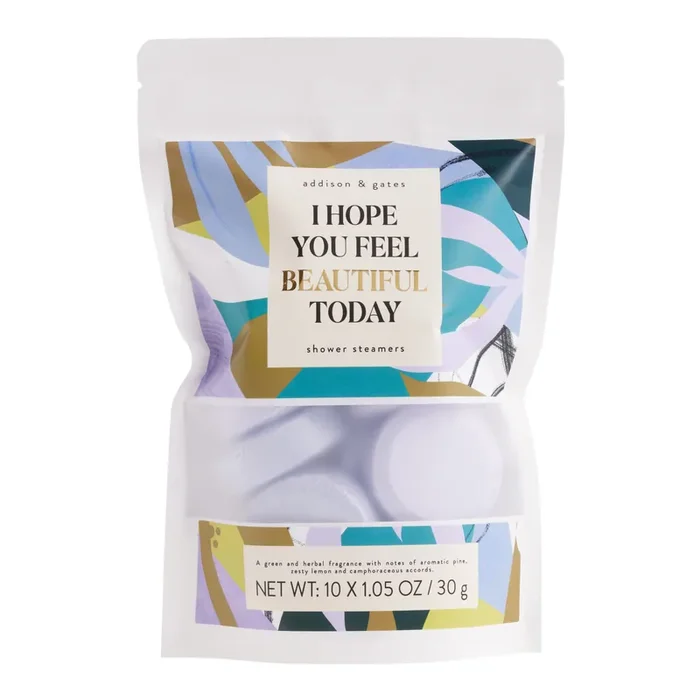 A&G Bright Day Juniper & Lemon Shower Steamers 10 Count