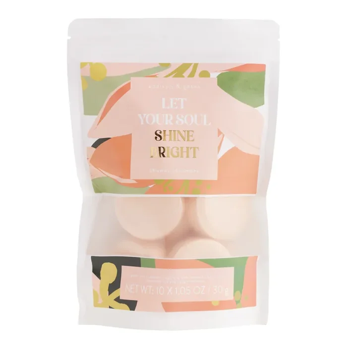 A&G Bright Day Lemongrass Shower Steamers 10 Count