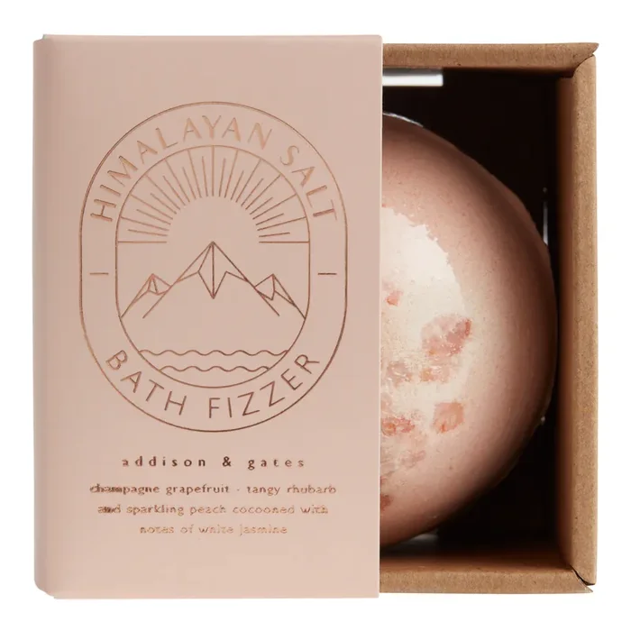 A&G Champagne Grapefruit Himalayan Salt Bath Fizzer
