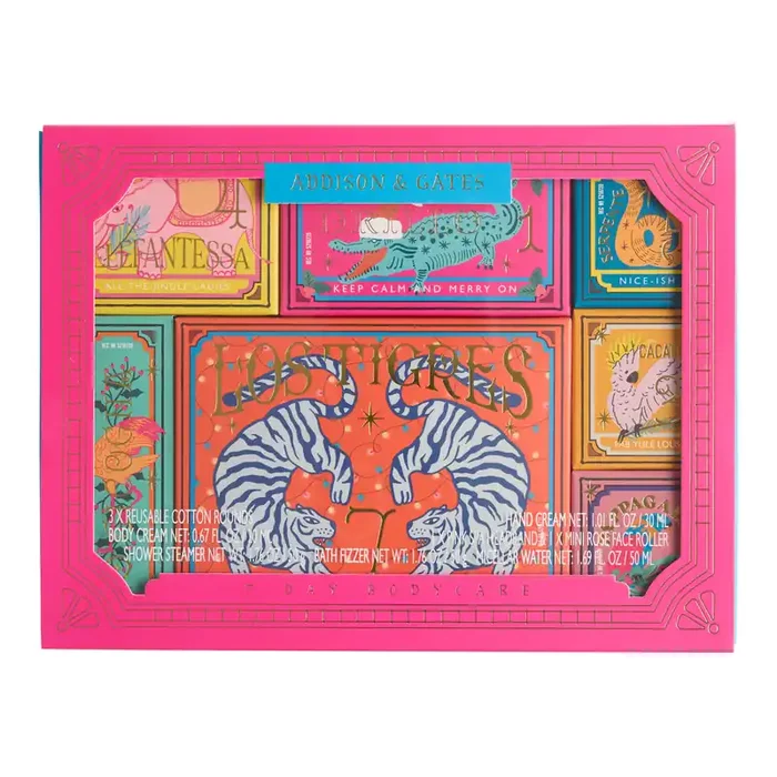 A&G Circus Animals 7 Day Body Care Gift Set 7 Piece