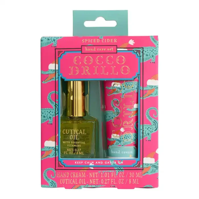A&G Circus Croc Nail Oil & Hand Cream Set 2 Piece