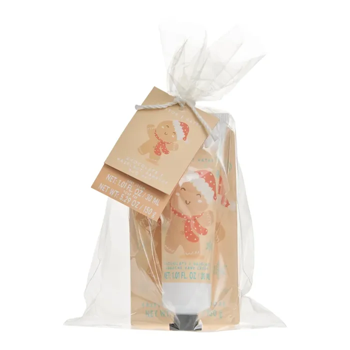 A&G Jolly Gingerbread Chocolate Hand Care Gift Set 2 Piece
