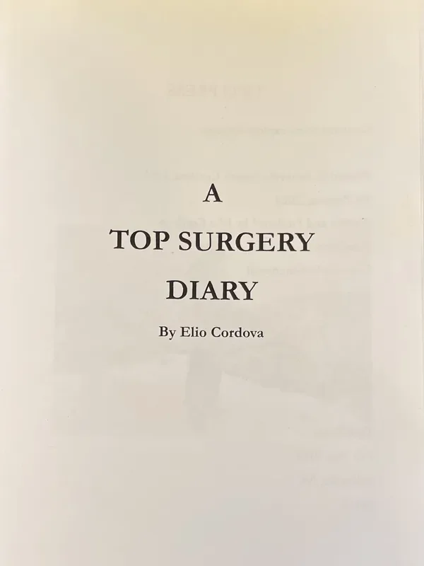 A Top Surgery Diary