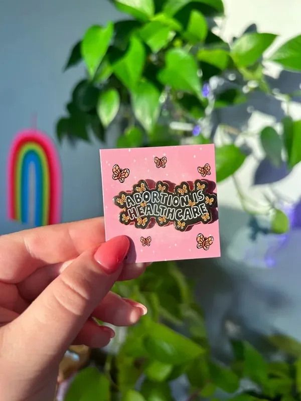 Abortion Is Healthcare Enamel Pin