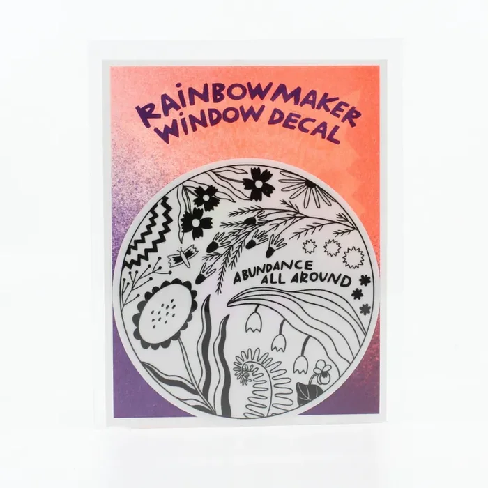 Abundance All Around Rainbowmaker Window Decal