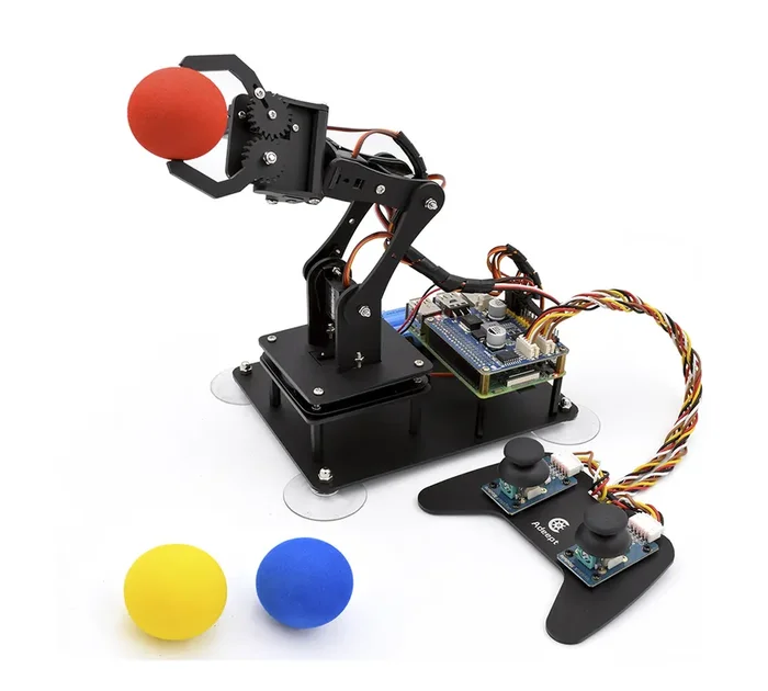 Adeept 5DOF Black Robotic Arm Kit for Raspberry Pi 4