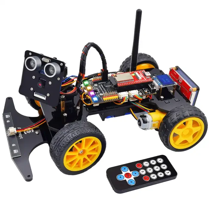 Adeept Smart Car Kit for ESP32-WROVER Compatible with Arduino IDE – DIY Educational Robot Car Kit