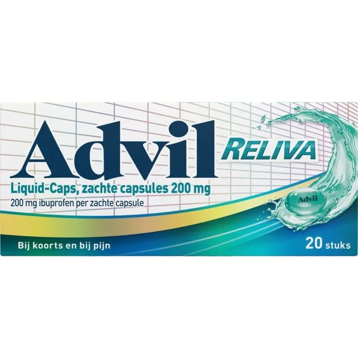 Advil Reliva liquid caps 200 mg for pain
