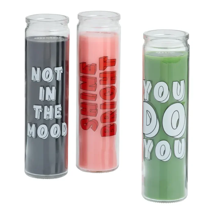 Affirmations Scented Prayer Candles Set of 3