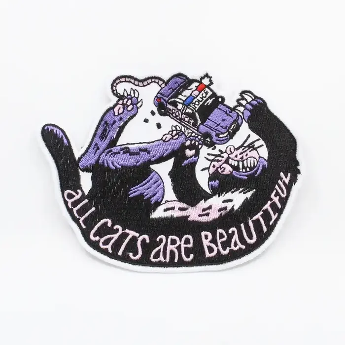 All Cats Are Beautiful Embroidered Patch