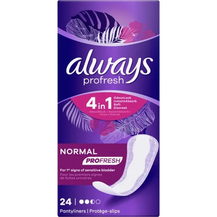 Always Dailies pro fresh normal pantyliners
