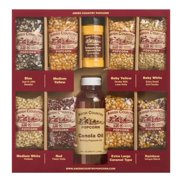 Amish Country Popcorn 10 Piece Gift Box