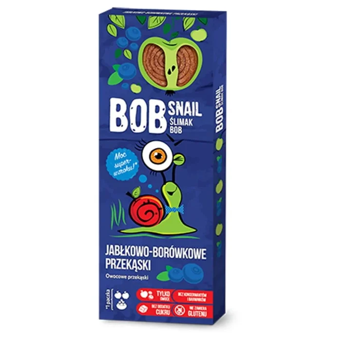 Apfelsnack – Heidelbeere 30g BOB SCHNECKE
