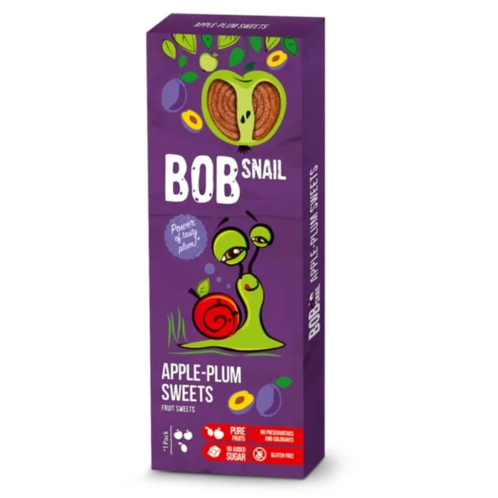 Apfelsnack – Pflaume 30g BOB SCHNECKE