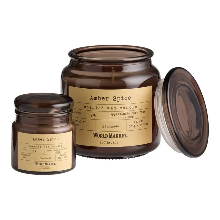 Apothecary Amber Spice Scented Candle