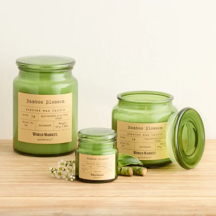 Apothecary Bamboo Blossom Scented Candle
