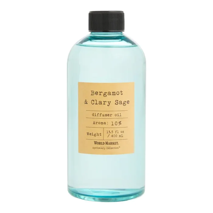 Apothecary Bergamot & Clary Sage Diffuser Refill Oil