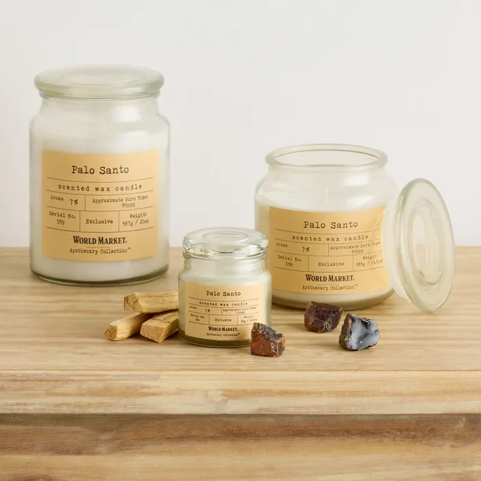 Apothecary Palo Santo Scented Candle
