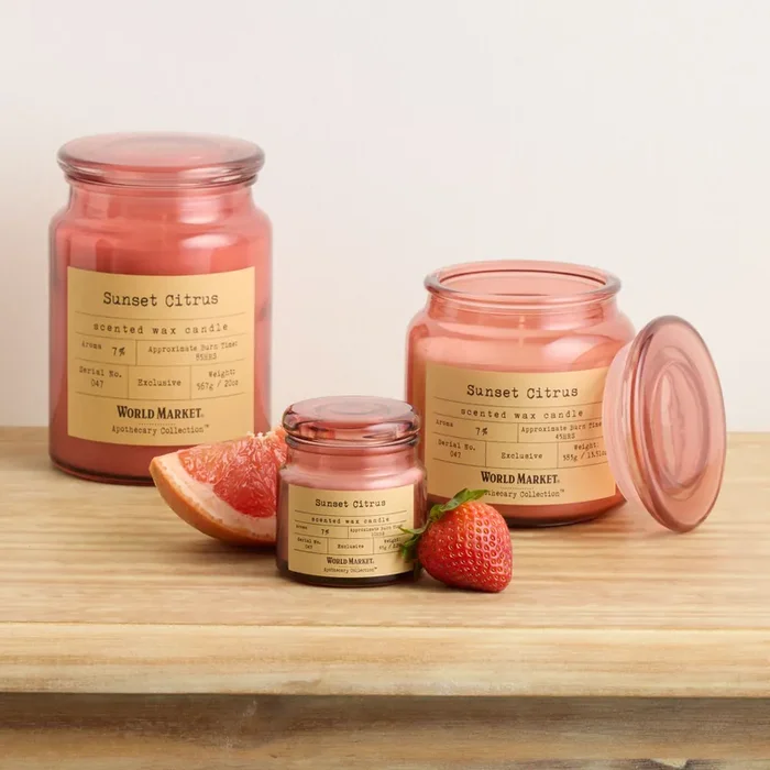 Apothecary Sunset Citrus Scented Candle