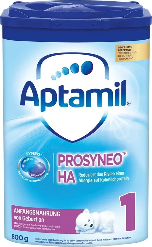 Aptamil Prosyneo hypoallergenic infant milk HA 1 baby formula (from 0 months)