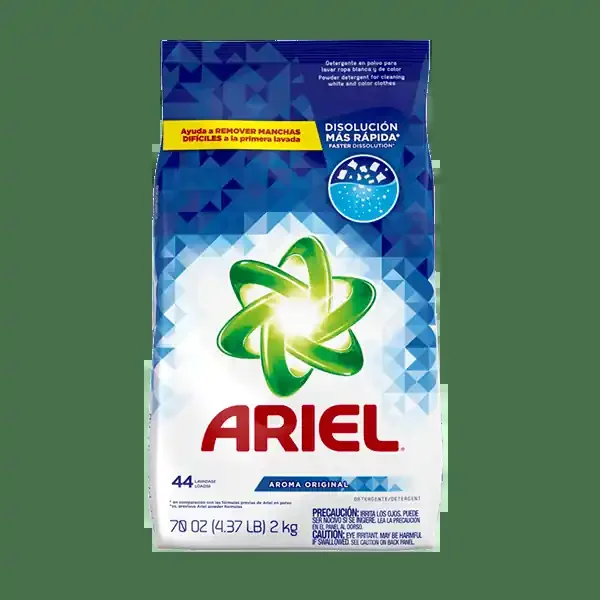 Ariel Laundry Detergent Powder Original 44 LD 70 oz 2 kg