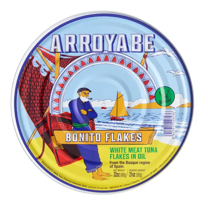 Arroyabe Bonito Flakes White Meat Tuna in Oil