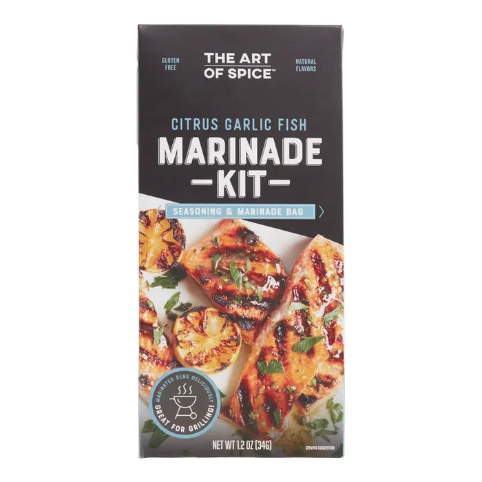 Art of Spice Citrus Garlic Fish Seasoning & Marinade Kit