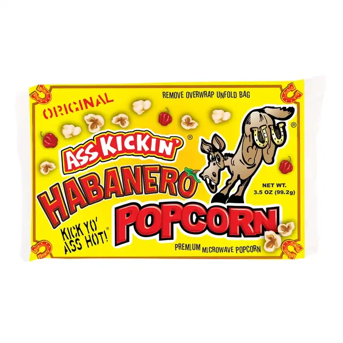 Ass Kickin‘ Habanero Microwave Popcorn