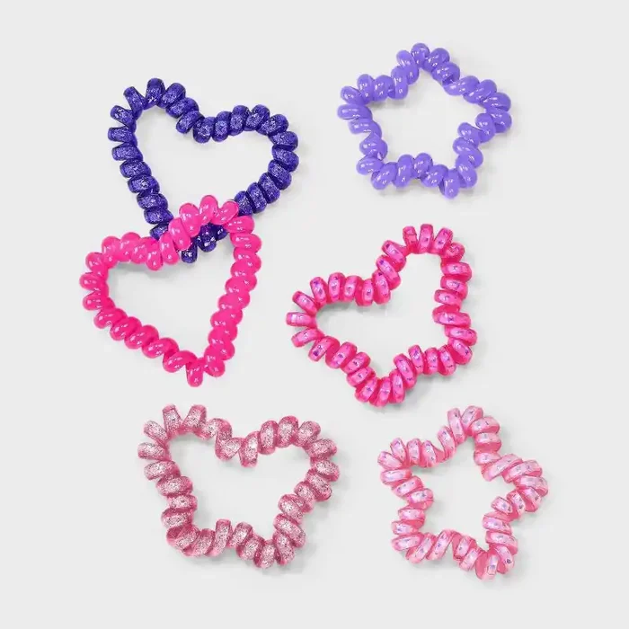 Assorted Shaped Spirals – 6pc- Cat & Jack™