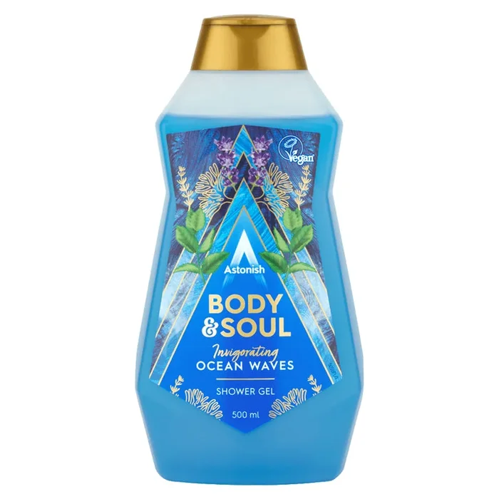 Astonish Shower Gel Ocean Waves 500ml – Case of 6