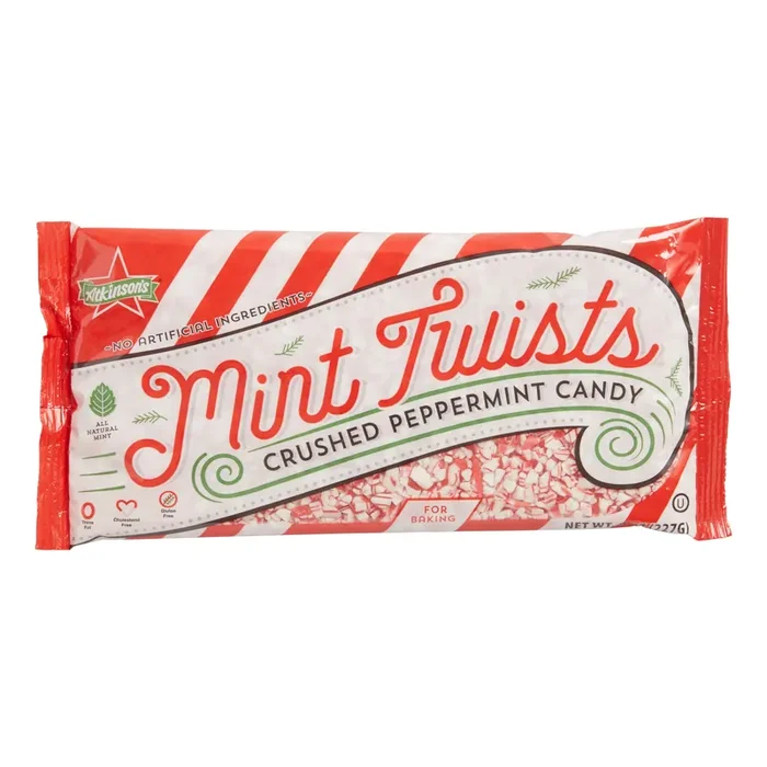 Atkinson‘s Mint Twists Crushed Peppermint Candy Set of 2