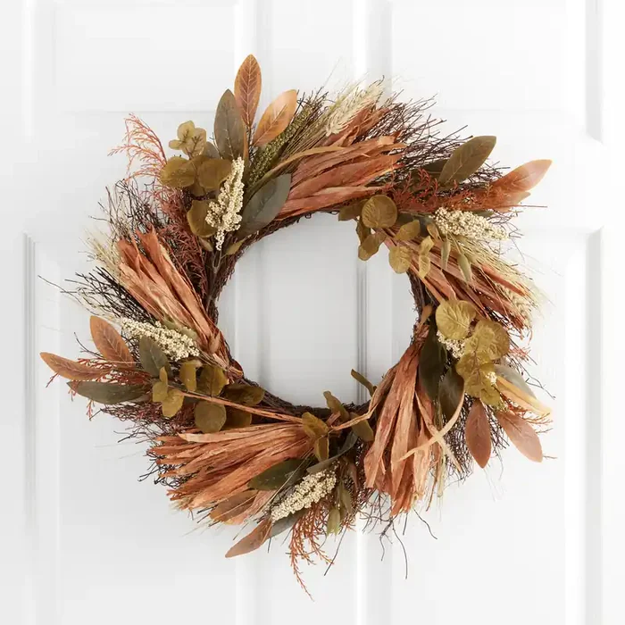 Autumn Dried Botanicals Wreath