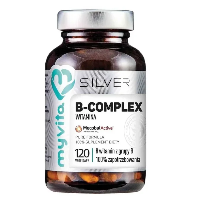 B – KOMPLEX 8 B-Vitamine 120 Kapseln MYVITA SILVER PURE