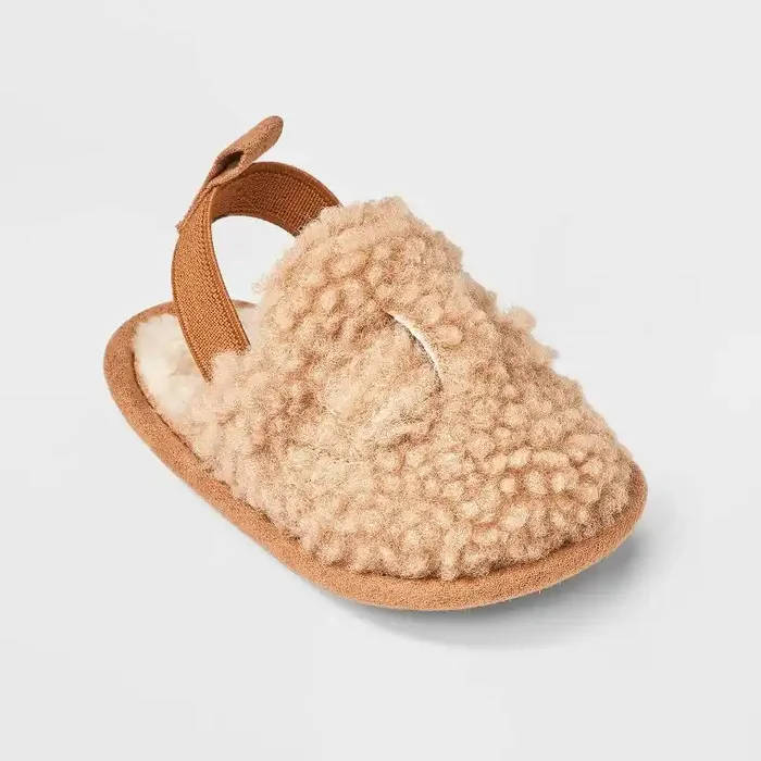 Baby Clog Crib Shoes – Cat & Jack™ Brown 9-12M