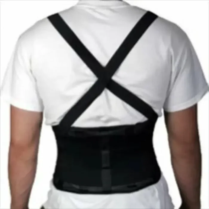 Back Support Unisex Spandex w/ Suspenders 8″ lrg