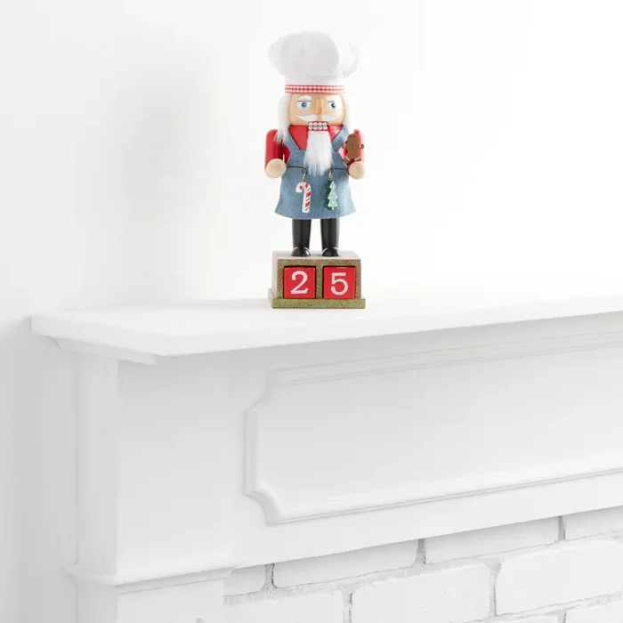 Baker Santa Nutcracker Countdown Calendar