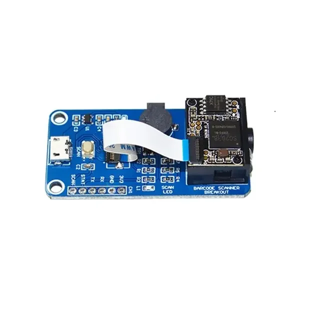 Barcode Breakout Sturdy and Tiny Barcode Scanner Board with DE2120 Scanner Module